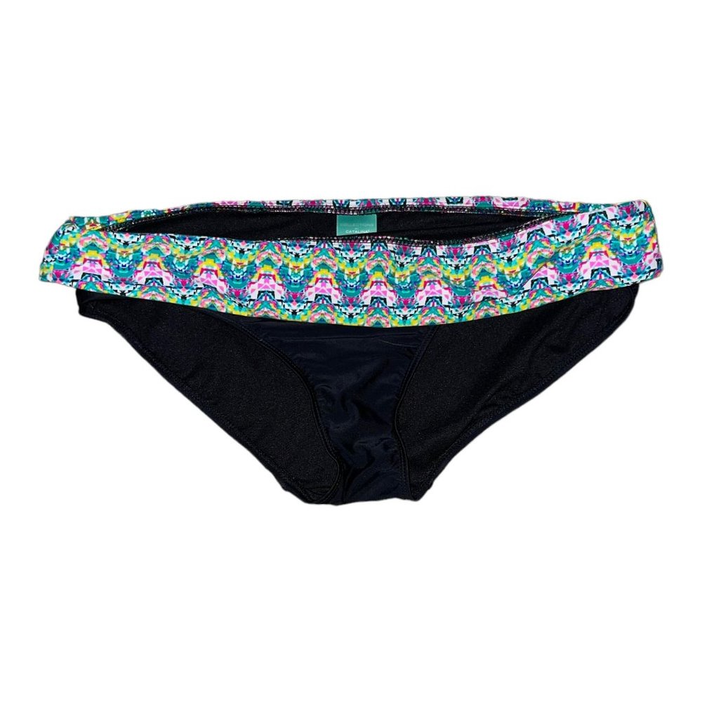Collections by Catalina Womens Tankini Bottoms Swimsuit XL 16-18 Low Rise